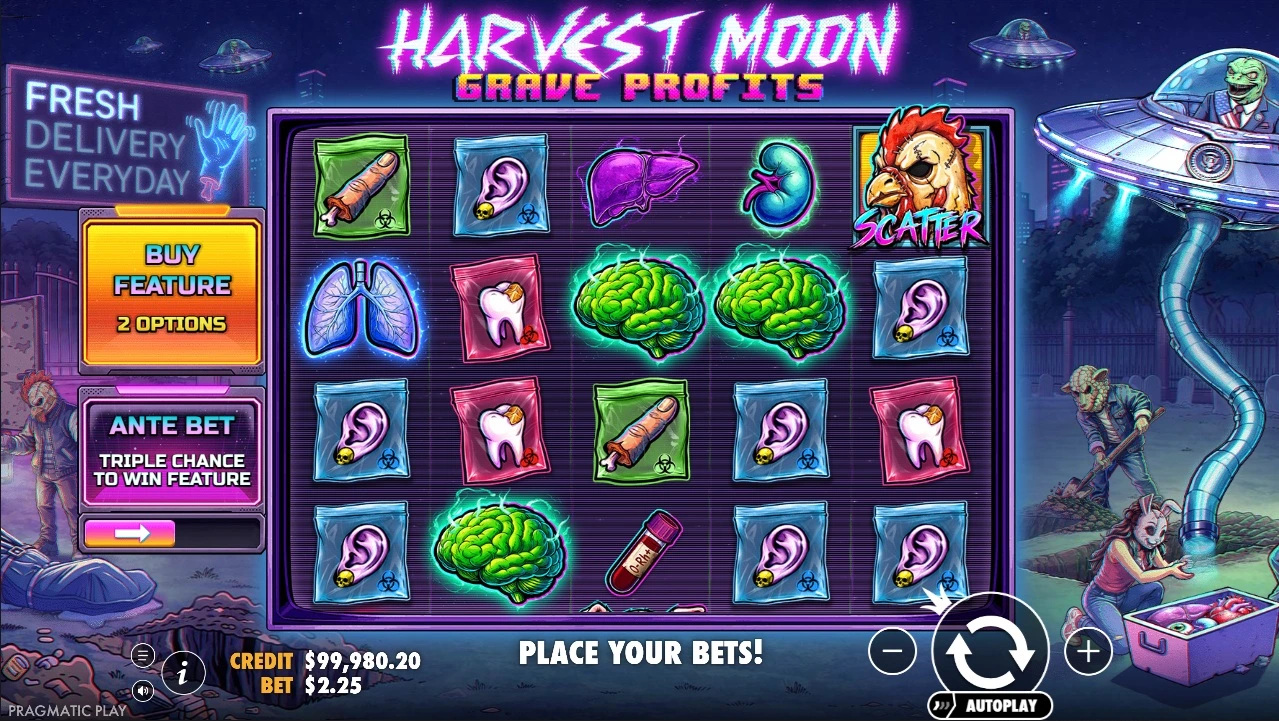 Harvest Moon - Grave Profits, Base reels