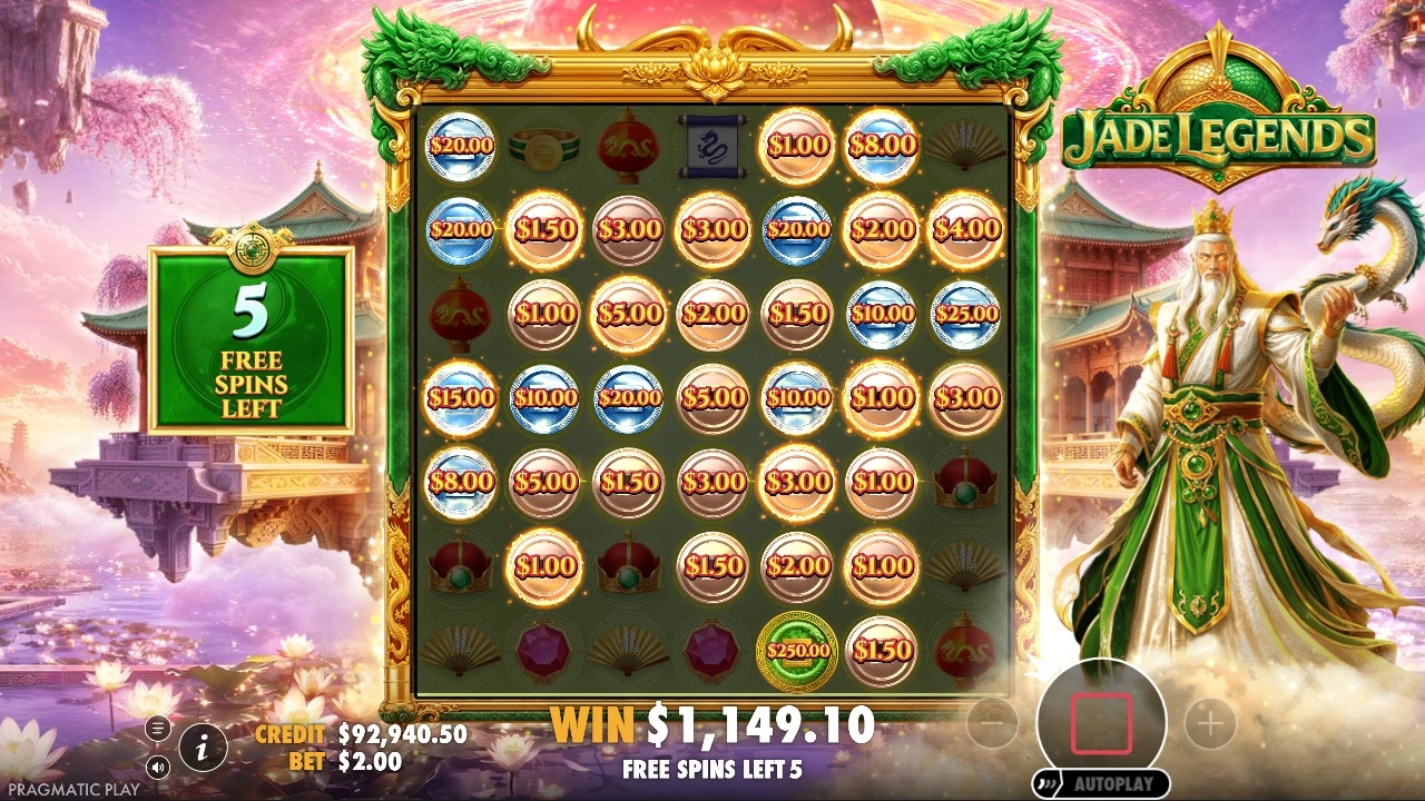 Jade Legends, Ultra free spins feature