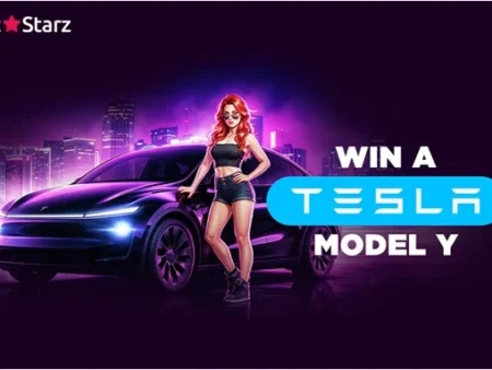 Win a Tesla Model Y at bitStarz giveaway