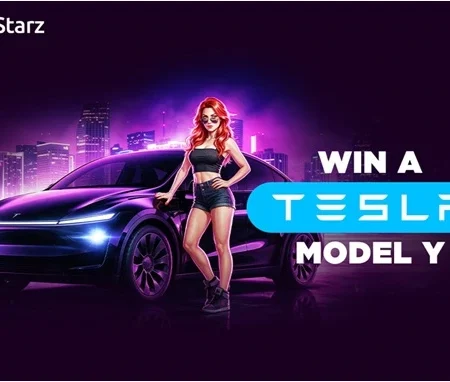 Win a Tesla Model Y at bitStarz giveaway