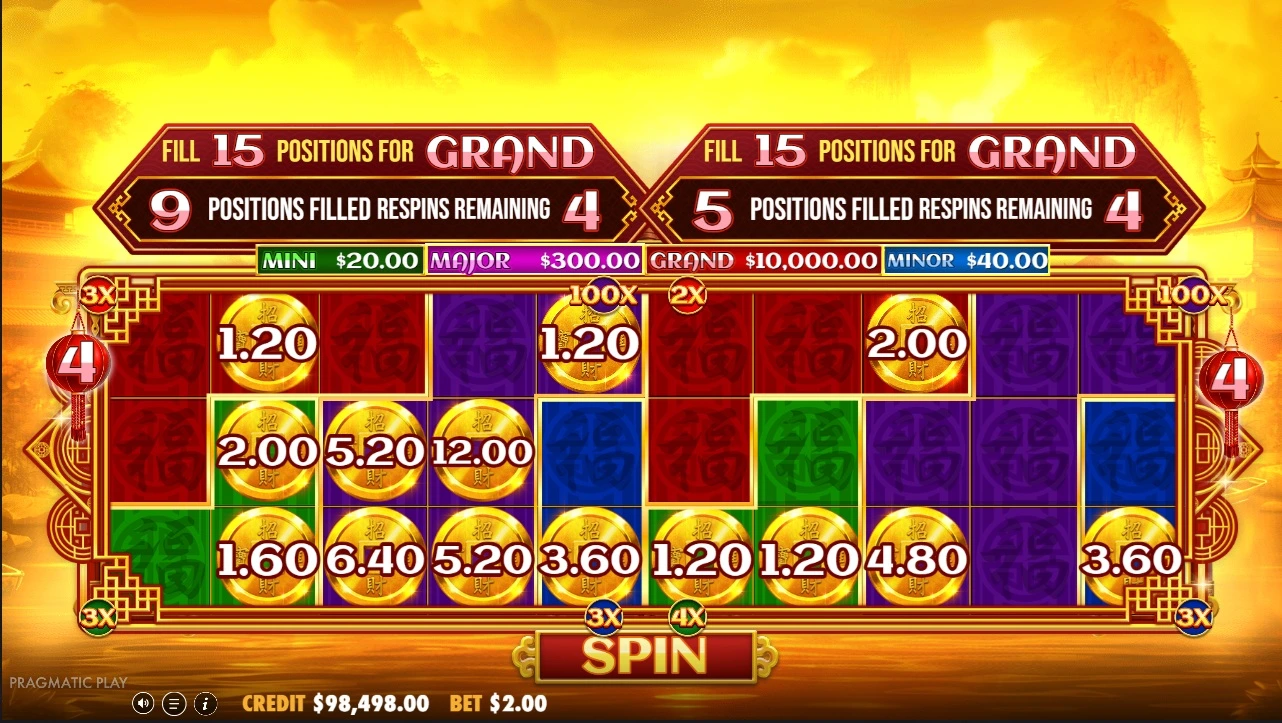 Chests of Cai Shen Infinity, Quad Bonus